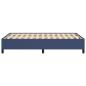Preview: Bettgestell ohne Matratze Blau 120x190 cm Stoff