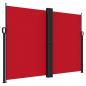 Preview: Seitenmarkise Ausziehbar Rot 180x1200 cm