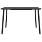 Preview: Gartentisch Anthrazit 110x80x71 cm Stahl
