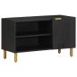 Preview: ARDEBO.de - TV-Schrank Schwarz 80x33x46 cm Holzwerkstoff
