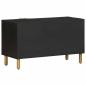 Preview: TV-Schrank Schwarz 80x33x46 cm Holzwerkstoff
