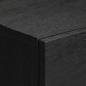 Preview: Nachttisch Schwarz 50x33x60 cm Holzwerkstoff