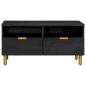 Preview: Couchtisch Schwarz 80x54x40 cm Holzwerkstoff
