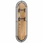 Preview: Wandgarderoben mit 4 Haken 2 Stk. Raues Mangoholz