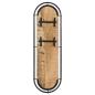Preview: Wandgarderoben mit 4 Haken 2 Stk. Raues Mangoholz