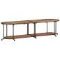 Preview: TV-Regal 160x42x40 cm Massivholz Akazie