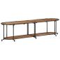 Preview: TV-Regal 160x42x40 cm Massivholz Akazie