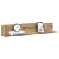 Preview: ARDEBO.de - Wandregale 2 Stk. Artisan-Eiche 100x16,5x16,5 cm Holzwerkstoff