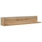 Preview: Wandregale 2 Stk. Artisan-Eiche 100x16,5x16,5 cm Holzwerkstoff