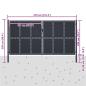 Preview: Gartentor aus Stahl 400 x 200 cm Anthrazit