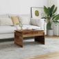 Preview: ARDEBO.de - Couchtisch Altholz-Optik 68x50x38 cm Holzwerkstoff