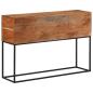 Preview: ARDEBO.de - Konsolentisch 110x30x75 cm Massivholz Akazie und Eisen
