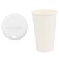 Preview: Pappbecher mit Deckeln 1000 Stk. 16oz 400ml