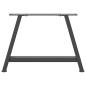 Preview: Couchtischbeine A-Form 2 Stk. Anthrazit 70x(42-43) cm Stahl