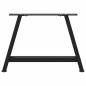 Preview: Couchtischbeine A-Form 2 Stk. Schwarz 70x(42-43) cm Stahl