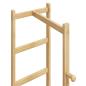 Preview: Kleiderständer mit Haken und Ablagen 38,5x30x156 cm Bambus