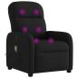 Preview: Massagesessel Schwarz Stoff