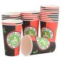 Preview: Pappbecher 1000 Stk. 16oz 400ml Rot und Schwarz