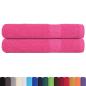 Preview: Handtücher FROGN 2 Stk. Rosa 100x200 cm 360 g/m²