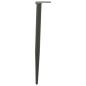 Preview: Konsolentischbeine Konische Form 4 Stk. Anthrazit 72-73 cm Stahl