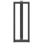 Preview: Bartischbeine T-Form 2 Stk. Anthrazit 50x35x(100-101) cm Stahl
