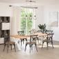 Preview: ARDEBO.de - Esstischbeine X-Form 2 Stk. Weiß 90x(72-73) cm Stahl