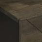 Preview: Nachttisch Schwarz 40x33x46 cm Massivholz Mango