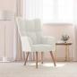Preview: ARDEBO.de - Relaxsessel Cremewei? Samt