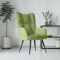 Preview: ARDEBO.de - Relaxsessel Hellgr?n Samt