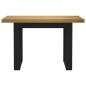 Preview: Schreibtisch NOAIN U-Form-Beine 120x50x75 cm Massivholz Kiefer