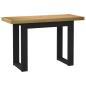 Preview: Schreibtisch NOAIN U-Form-Beine 120x50x75 cm Massivholz Kiefer
