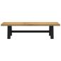 Preview: Esszimmerbank NOAIN A-Form-Beine 180x40x45 cm Massivholz Kiefer