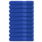 Preview: ARDEBO.de - Handtücher FROGN 10 Stk. Blau 100x200 cm 360 g/m²