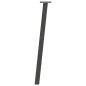 Preview: Konsolentischbeine 4 Stk. Anthrazit 72 cm Stahl