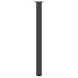 Preview: Bartischbeine 4 Stk. Anthrazit 110-112 cm Stahl