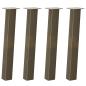 Preview: Konsolentischbeine 4 Stk. Naturstahl 72 cm Stahl