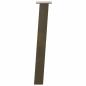 Preview: Konsolentischbeine 4 Stk. Naturstahl 72 cm Stahl