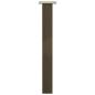 Preview: Konsolentischbeine 4 Stk. Naturstahl 72 cm Stahl