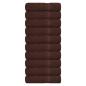 Preview: ARDEBO.de - Badetücher FROGN 10 Stk. Braun 100x150 cm 360 g/m²