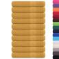 Preview: Saunatücher FROGN 10 Stk. Gold 80x200 cm 360 g/m²