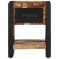 Preview: Nachttisch Mehrfarbig 35x34x45 cm Altholz Massiv