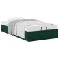 Preview: Ottoman-Bett ohne Matratze Dunkelgrün 80x200 cm Samt
