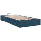 Preview: Ottoman-Bett ohne Matratze Dunkelblau 90x190 cm Samt