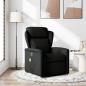 Preview: Massagesessel Schwarz Stoff