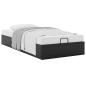 Preview: Ottoman-Bett ohne Matratze Schwarz 90x190 cm Kunstleder