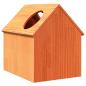 Preview: Katzenhaus Wachsbraun 41x50x50 cm Massivholz Kiefer