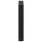 Preview: Couchtischbeine U-Form 2 Stk. Schwarz 28x(42-43) cm Stahl