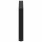 Preview: Couchtischbeine U-Form 2 Stk. Schwarz 60x(42-43) cm Stahl