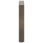 Preview: Couchtischbeine U-Form 2 Stk. Naturstahl 38x(42-43) cm Stahl