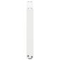 Preview: Couchtischbeine U-Form 2 Stk. Weiß 50x(42-43) cm Stahl